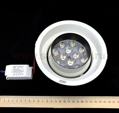 Встраиваемый светильник Arte lamp A2012PL-1WH Missile