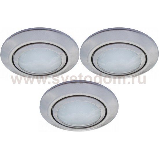 Светильник встраиваемый Arte lamp A2023PL-3SS Topic