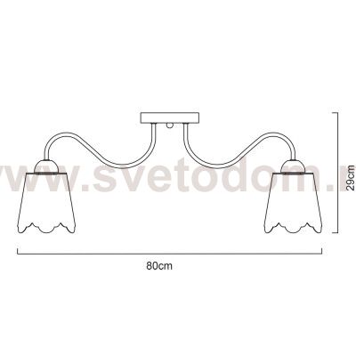 Светильник потолочный Arte lamp A2032PL-8WG JULIA