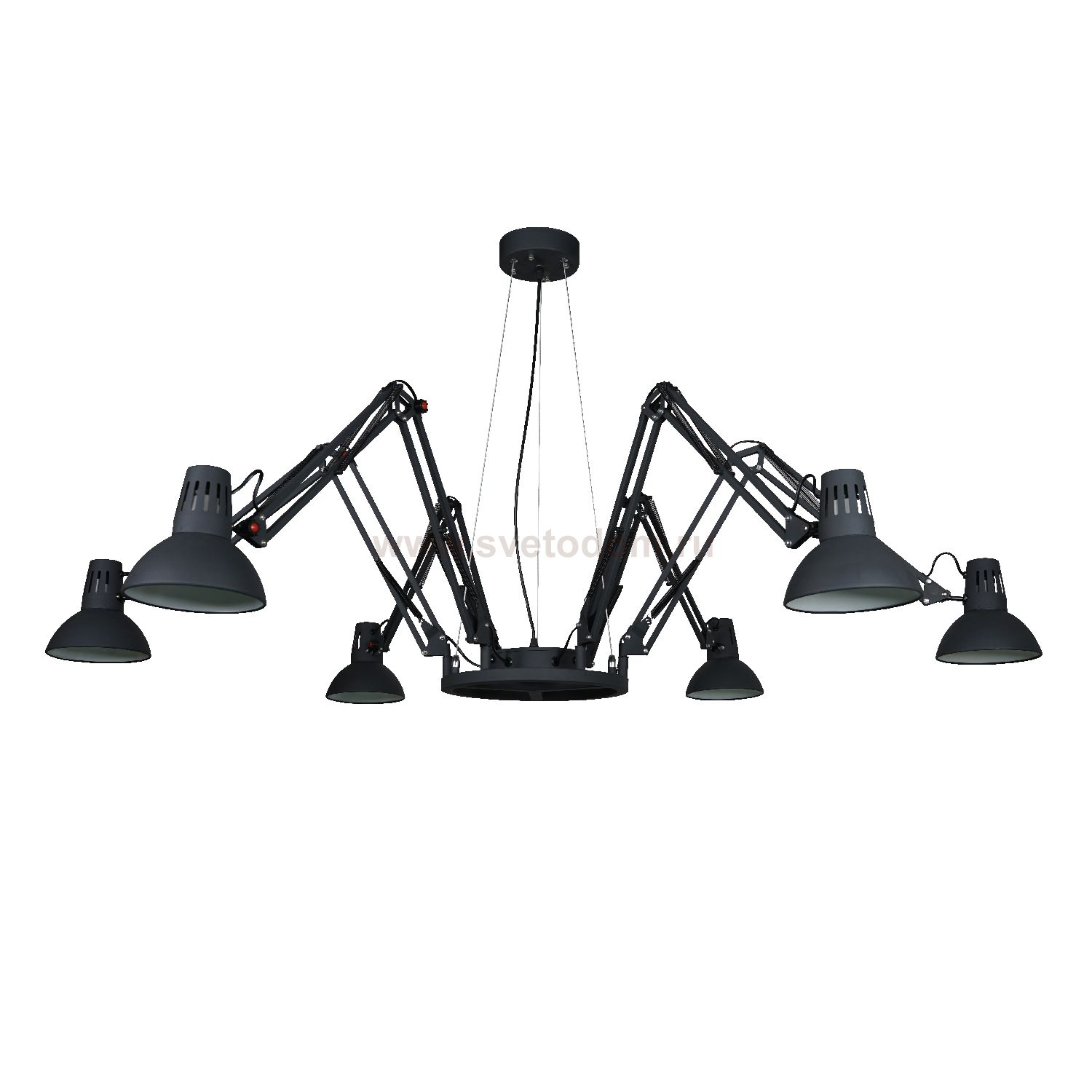 Светильник подвесной Arte lamp A2043SP-6BK Ragno