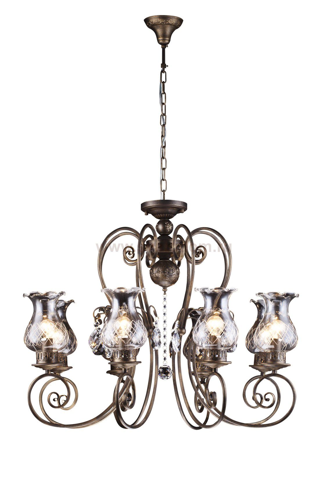 Светильник подвесной Arte lamp A2053LM-8BR PALERMO