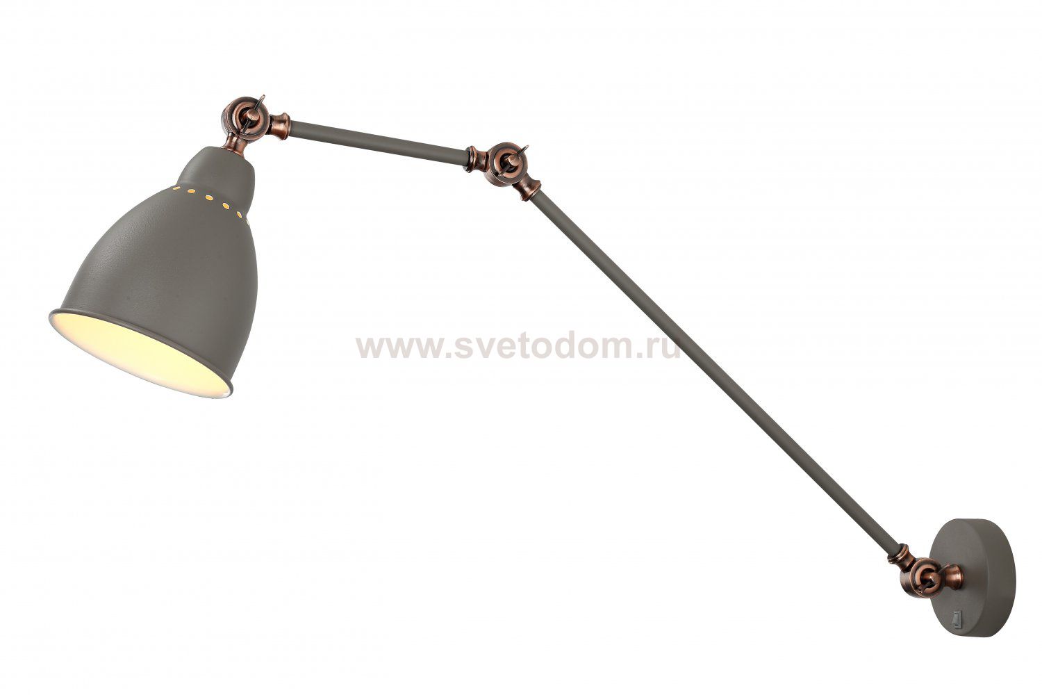 Светильник настенный на штанге Arte lamp A2055AP-1GY BRACCIO