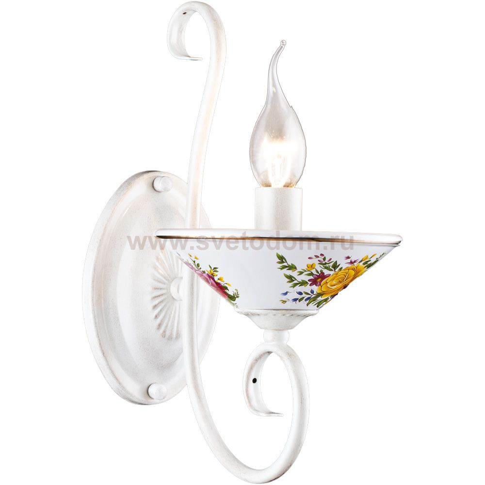 Светильник бра Arte lamp A2061AP-1WG Fiorato