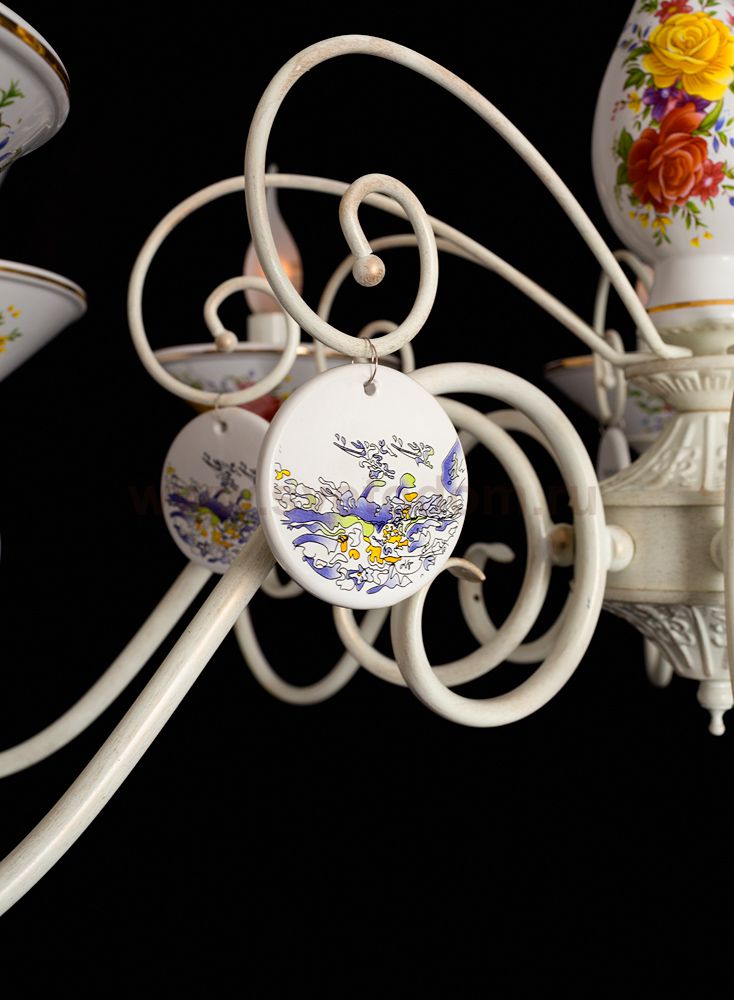 Люстра подвесная Arte lamp A2061LM-8WG Fiorato