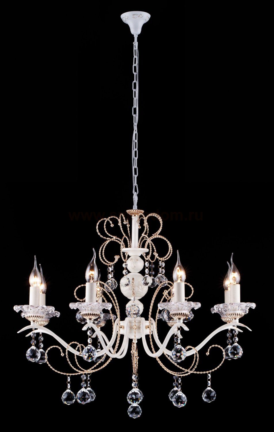 Подвесная люстра Arte lamp A2078LM-8WG Amboise