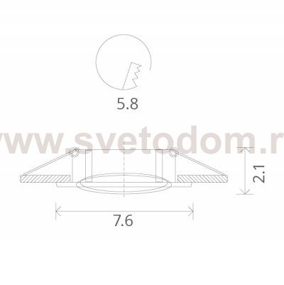 Светильник потолочный Arte lamp A2103PL-1SS BASIC