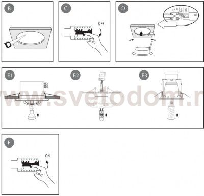 Светильник потолочный Arte lamp A2103PL-1WH BASIC