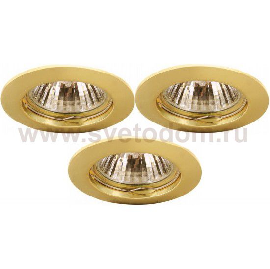 Светильник встраиваемый Arte lamp A2103PL-3GO Basic 