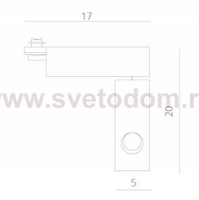 Светильник потолочный Arte lamp A2120PL-1BK ASTUZIA