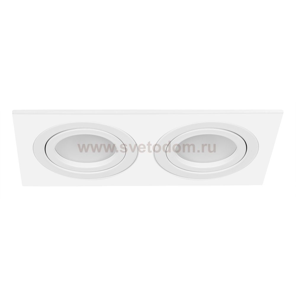 Светильник встраиваемый двойной Arte lamp A2168PL-2WH TARF 2*GU10