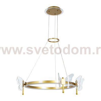 Люстра подвесная с бабочками Arte lamp A2187LM-1GO DARCY