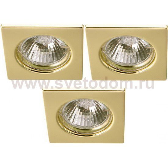 Светильник встраиваемый Arte lamp A2210PL-3GO Quadratisch 