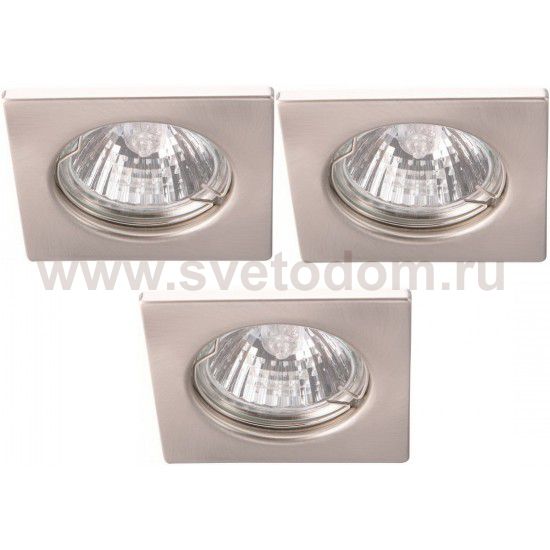 Светильник встраиваемый Arte lamp A2210PL-3SS Quadratisch 