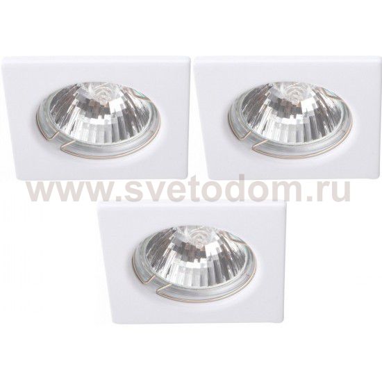 Светильник встраиваемый Arte lamp A2210PL-3WH Quadratisch