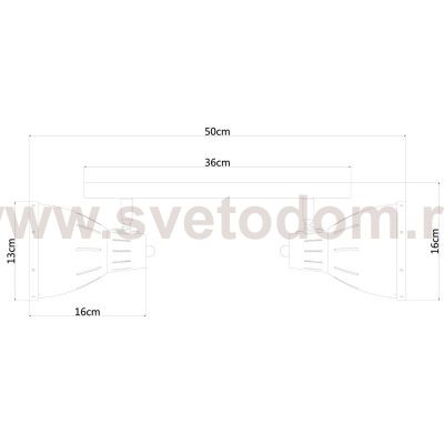 Светильник настенный Arte lamp A2215AP-2BK Marted