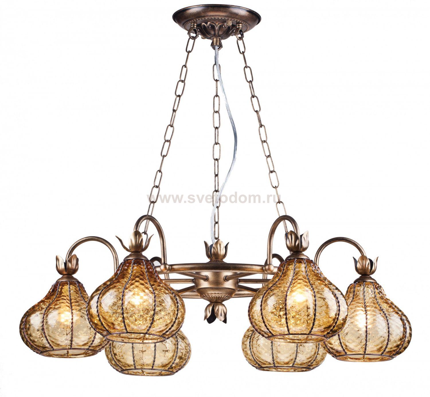 Подвесная люстра Arte lamp A2235LM-6BG Venezia