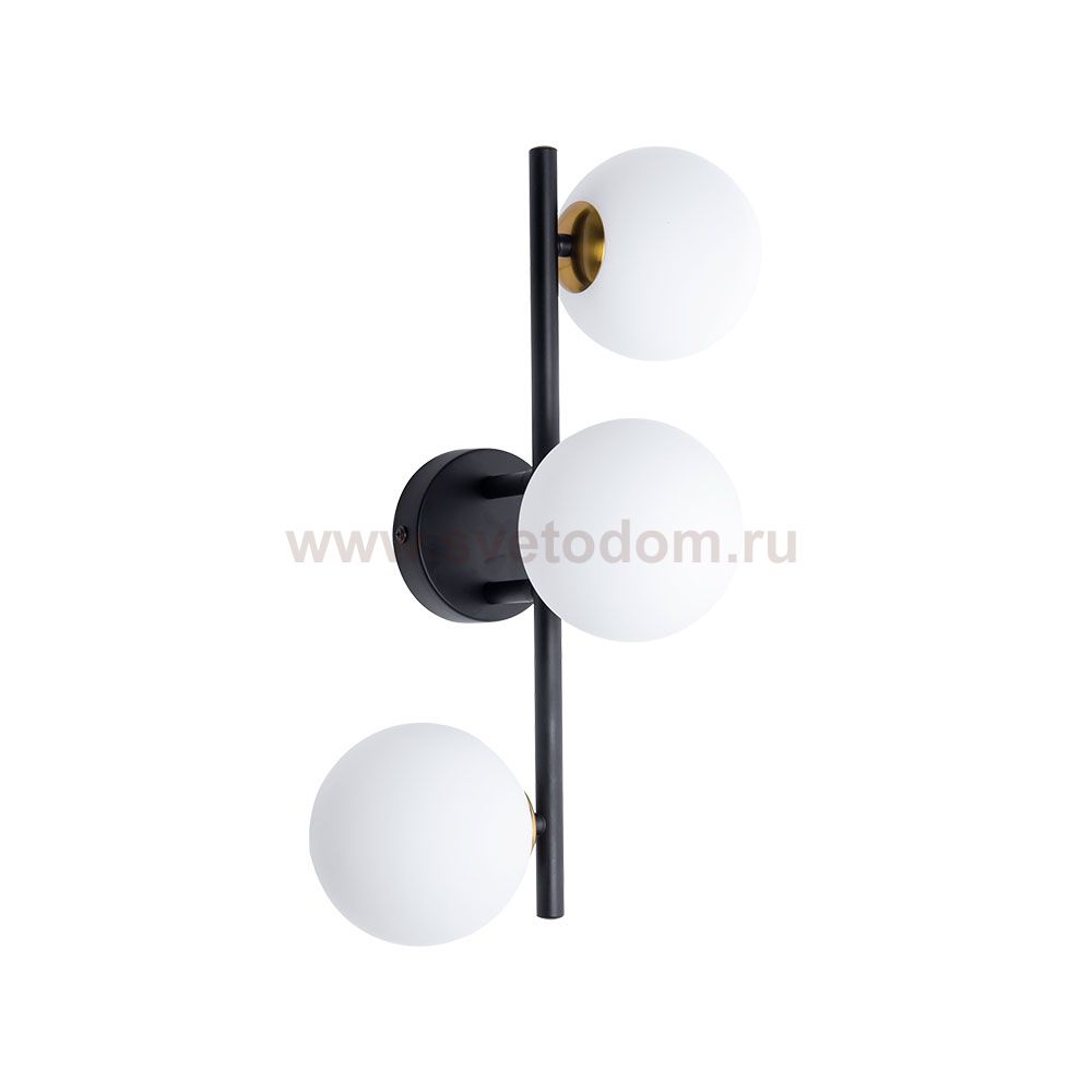 Настенный светильник бра Arte Lamp A2243PL-3BK GEMINI