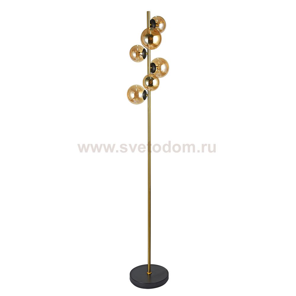Торшер с двумя и более плафонами Arte lamp A2243PN-6PB GEMINI