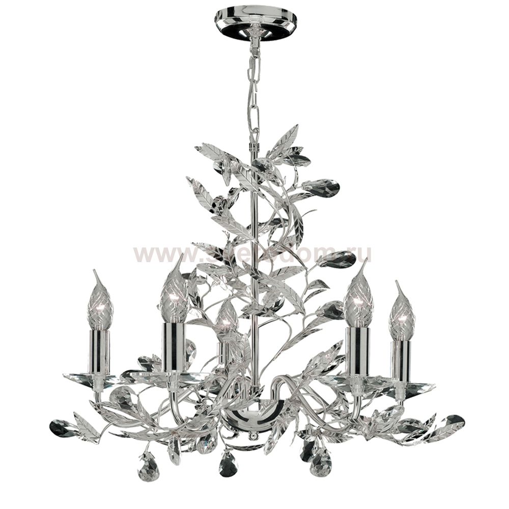 Люстра хрустальная Arte Lamp A2272LM-5SI ROSIE