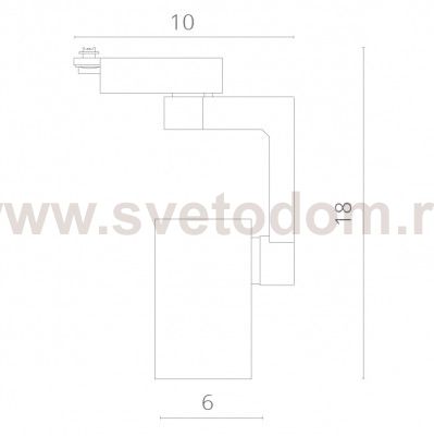 Светильник трековый Arte lamp A2310PL-1WH Track TRACCIA