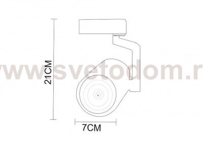 Светильник трековый Arte lamp A2320PL-1BK TRACCIA