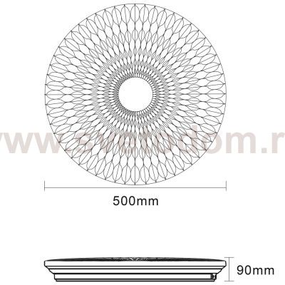 Светильник потолочный Arte lamp A2460PL-1WH PIASTRA