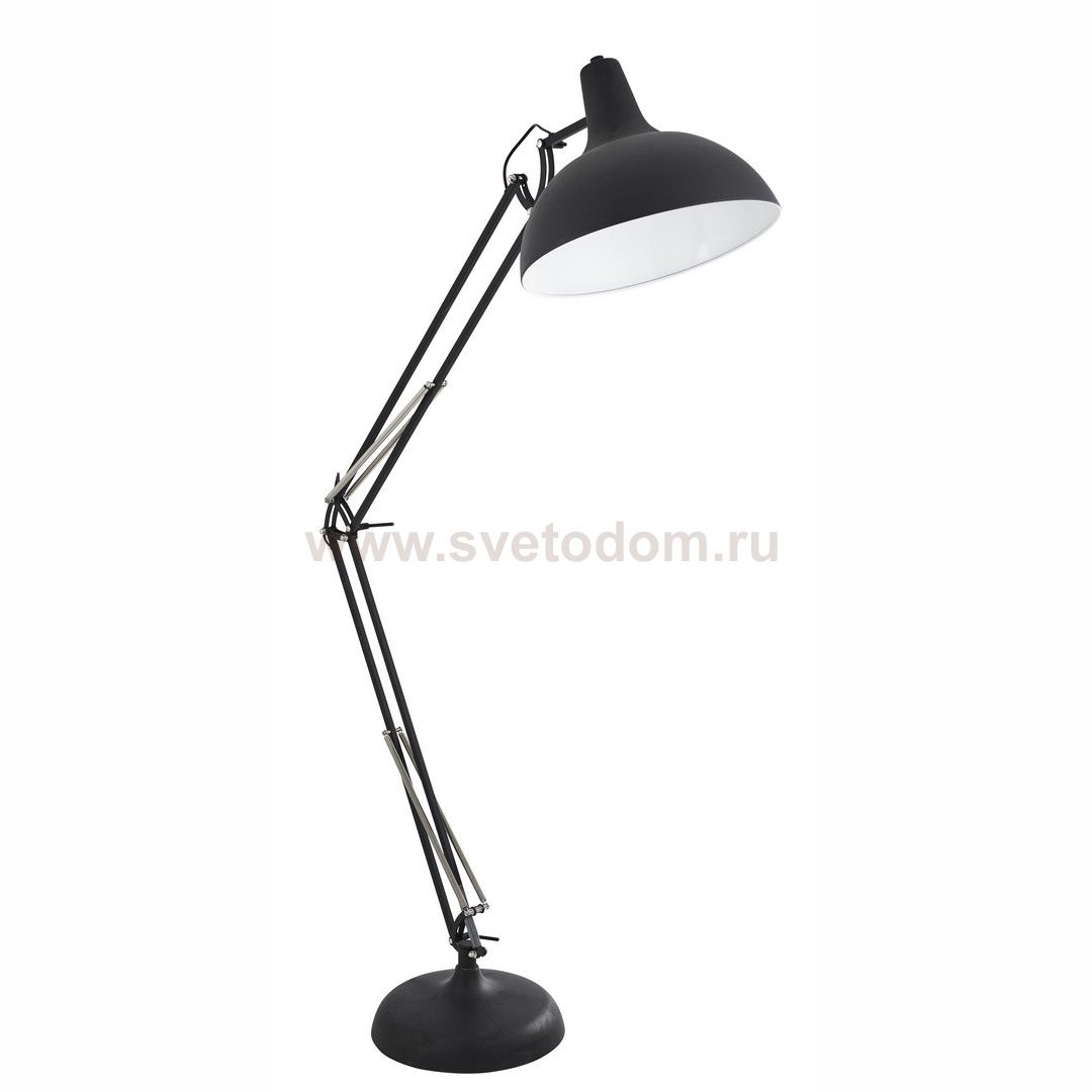 Торшер на штанге черный Arte lamp A2487PN-1BK GOLIATH