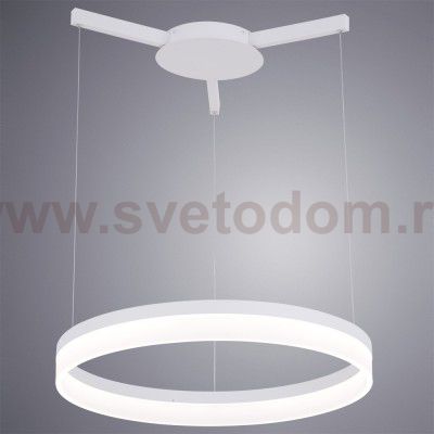 Светильник светодиодный подвесное кольцо 36Вт Arte Lamp A2503SP-1WH SORENTO