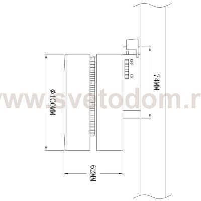Светильник потолочный Arte lamp A2508PL-1BK VELA