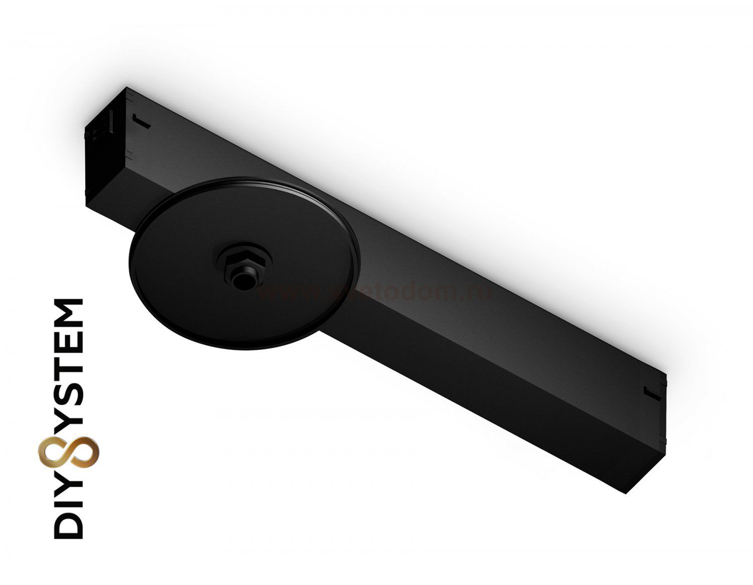 Крепеж трековый для корпуса DIY D85mm Magnetic 220V Ambrella A2542 BK черный крепеж трековый для корпуса DIY D85mm 232*83*55