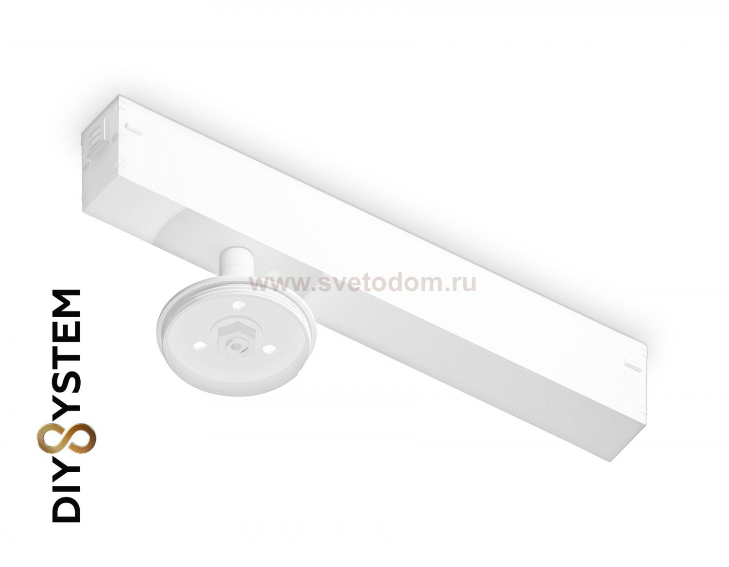 Крепеж трековый для корпуса DIY D60mm Magnetic 220V Ambrella A2544 WH белый крепеж трековый для корпуса DIY D60mm 232*60*80