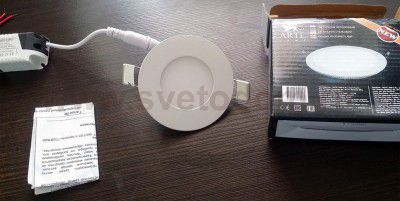 Тонкий точечный светильник LED 3Вт Arte lamp A2603PL-1WH Fine