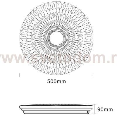 Светильник потолочный Arte lamp A2660PL-1WH PIASTRA