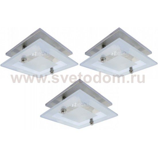 Светильник встраиваемый Arte lamp A2754PL-3SS Topic (3шт)