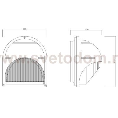 Архитектурная подсветка Arte lamp A2802AL-1BK Urban