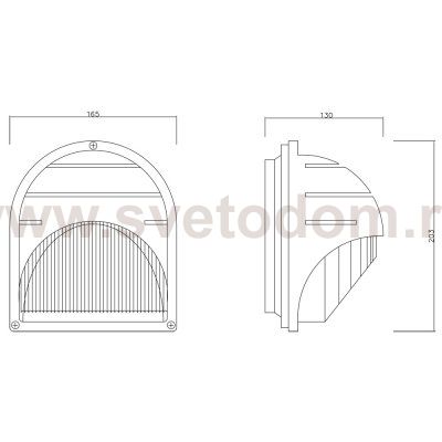 Архитектурная подсветка Arte lamp A2802AL-1GY Urban