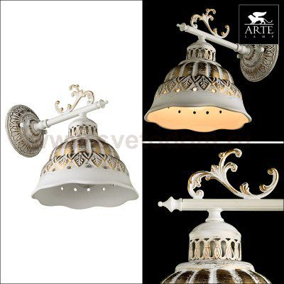 Светильник бра Arte lamp A2814AP-1WG Chiesa