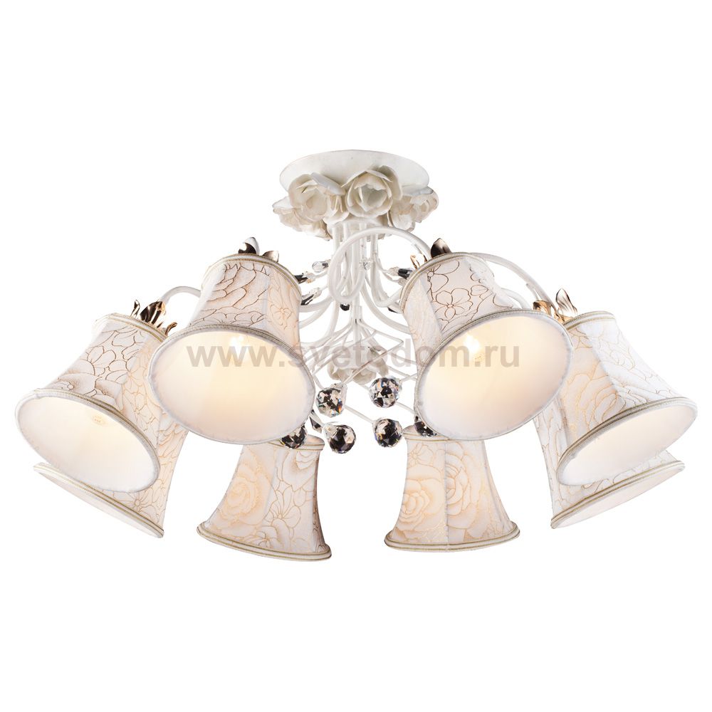 Светильник потолочный Arte lamp A2819PL-8WG BELLIS