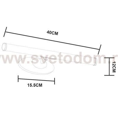 Светильник подсветка Arte Lamp A2836AP-1WH белый ORIZZONE