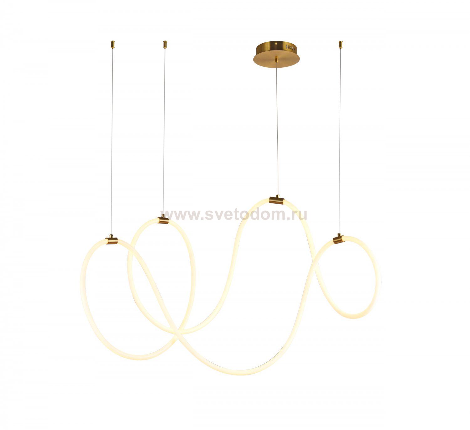 Люстра с гибким неоном Arte lamp A2850SP-80PB бронза