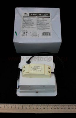 Светильник встраиваемый Arte lamp A3007PL-1WH STUDIO