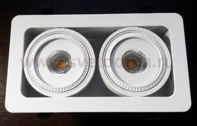 Светильник встраиваемый двойной Arte lamp A3007PL-2WH STUDIO