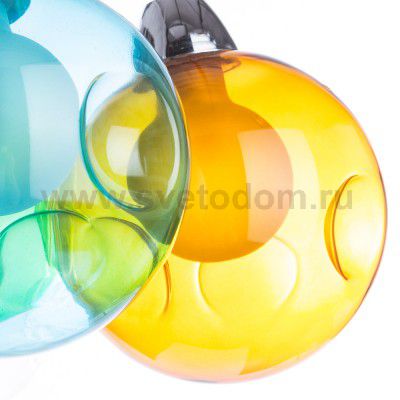 Плафон стекло прозрачное двойное 120мм с резьбой G9 20мм Arte lamp Pallone A3025 / A3026