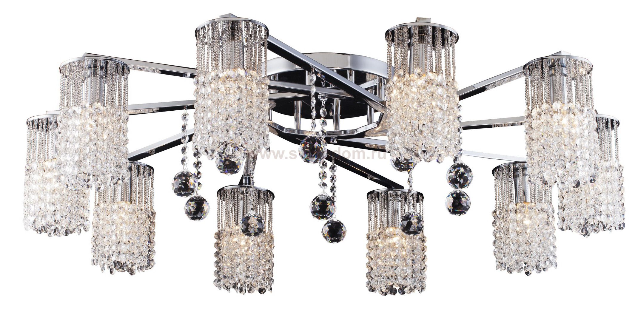 Светильник потолочный Arte lamp A3028PL-10CC CASCATA