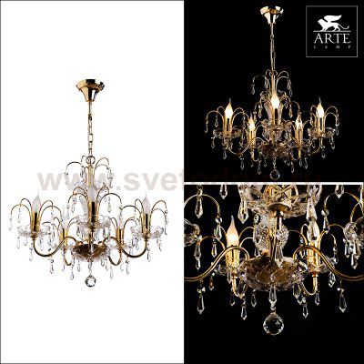 Люстра Arte lamp A3054LM-5GO SPARKLES