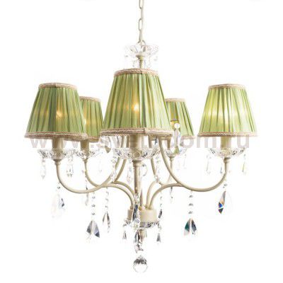 Зеленая люстра Arte lamp A3082LM-5WG VEIL