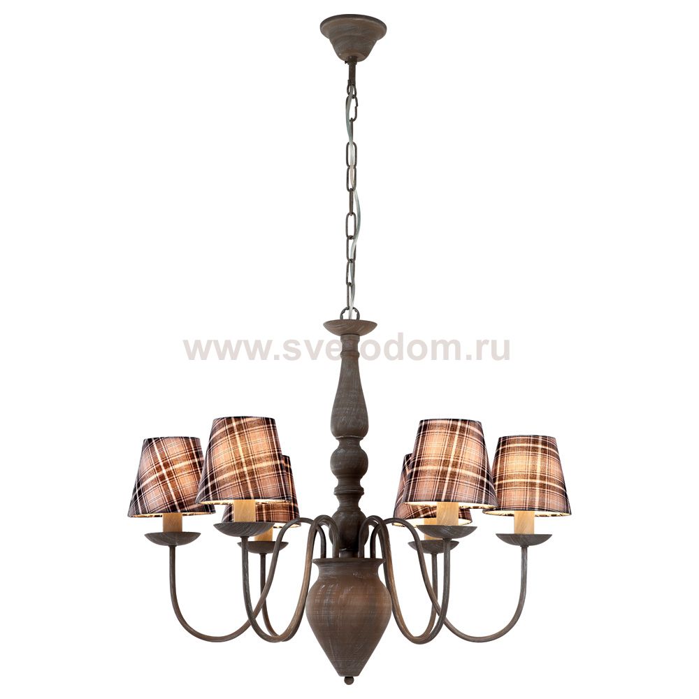 Люстра подвесная Arte lamp A3090LM-6GY Scotch