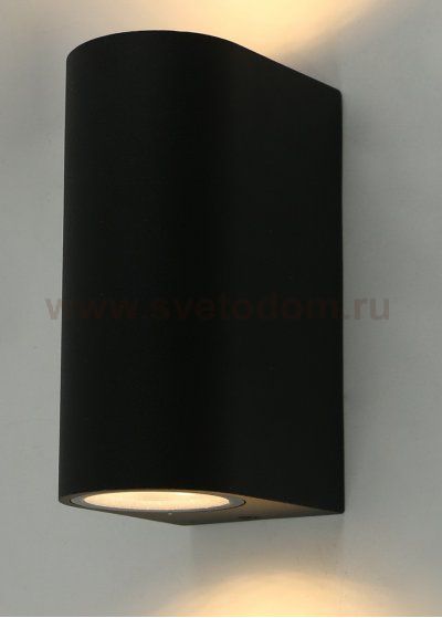 Светильник настенный для подсветки 2*GU10 Arte Lamp A3102AL-2BK COMPASS