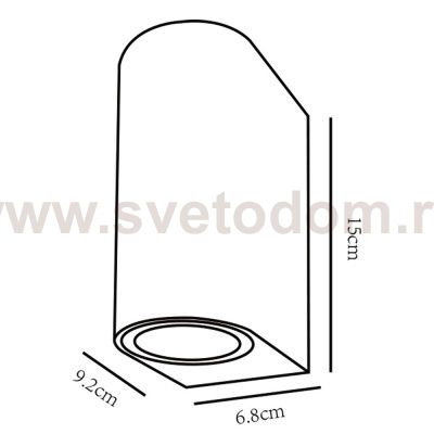 Светильник настенный Arte Lamp A3102AL-2GY COMPASS