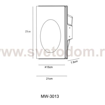 Светильник настенный Arte lamp A3113AP-1WH INVISIBLE